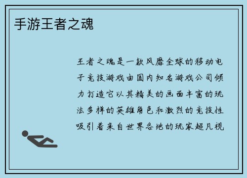 手游王者之魂